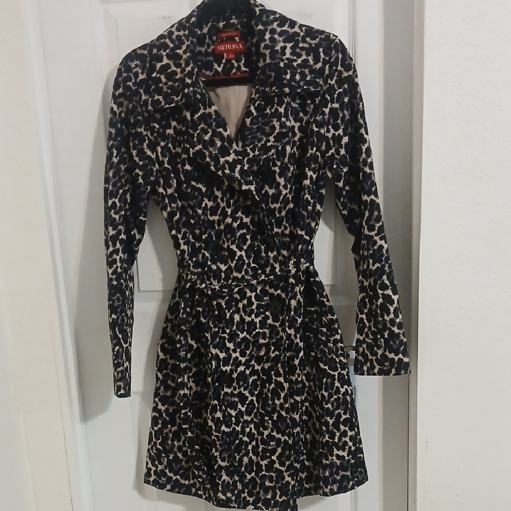 Merona Water Repellent Animal Print Coat